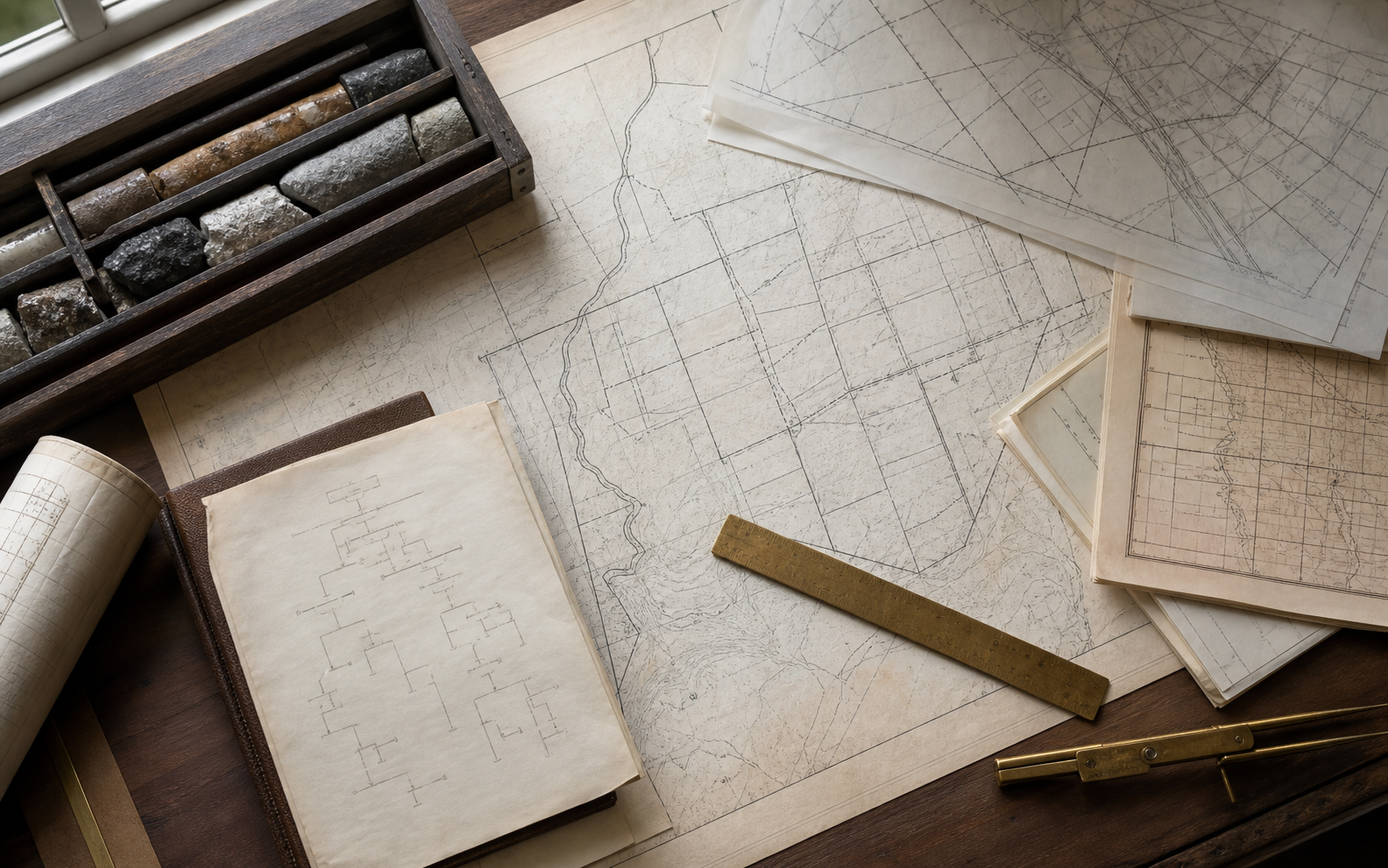 Land records and mineral ownership maps Land records and mineral ownership maps